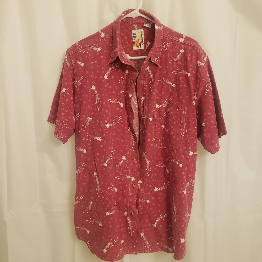 On The Brink Vintage Falling Star Shirt L
